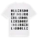 Ollersdorf im Burgenland ordlek t-shirt