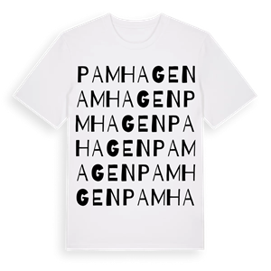 Pamhagen ordlek t-shirt – ekologisk bomull t-shirt från Pinshirt