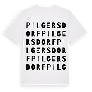 Pilgersdorf ordlek t-shirt – ekologisk bomull t-shirt från Pinshirt