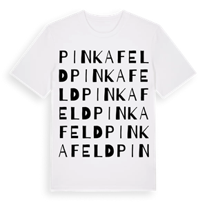 Pinkafeld ordlek t-shirt – ekologisk bomull t-shirt från Pinshirt