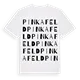Pinkafeld ordlek t-shirt