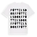 Pöttelsdorf ordlek t-shirt