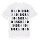 Raiding ordlek t-shirt