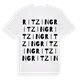 Ritzing ordlek t-shirt