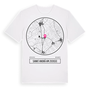 Sankt Andrä am Zicksee t-shirt – ekologisk bomull t-shirt från Pinshirt