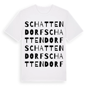 Schattendorf ordlek t-shirt – ekologisk bomull t-shirt från Pinshirt