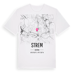 Strem karta t-shirt – ekologisk bomull t-shirt från Pinshirt