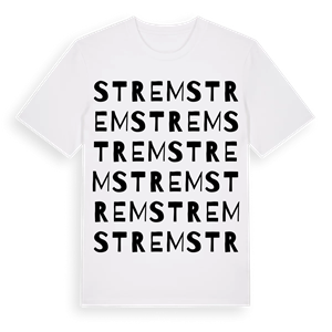 Strem ordlek t-shirt – ekologisk bomull t-shirt från Pinshirt