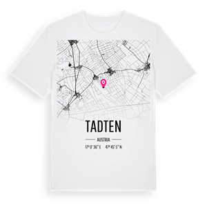 Tadten karta t-shirt – ekologisk bomull t-shirt från Pinshirt