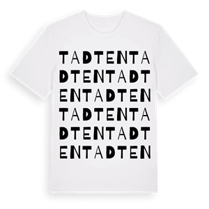 Tadten ordlek t-shirt – ekologisk bomull t-shirt från Pinshirt