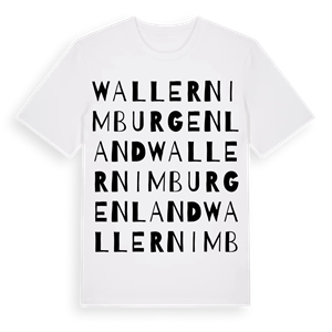 Wallern im Burgenland ordlek t-shirt – ekologisk bomull t-shirt från Pinshirt