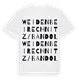 Weiden bei Rechnitz/Bandol ordlek t-shirt