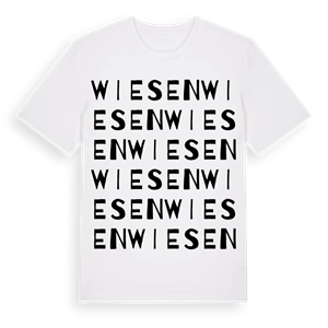 Wiesen ordlek t-shirt – ekologisk bomull t-shirt från Pinshirt