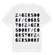 Zagersdorf/Cogrštof ordlek t-shirt