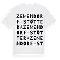 Zemendorf-Stöttera ordlek t-shirt