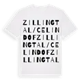 Zillingtal/Celindof ordlek t-shirt