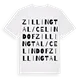 Zillingtal/Celindof ordlek t-shirt