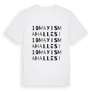 19 Mayıs Mahallesi ordlek t-shirt – ekologisk bomull t-shirt från Pinshirt