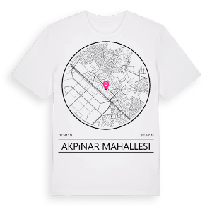 Akpınar Mahallesi t-shirt – ekologisk bomull t-shirt från Pinshirt