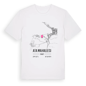 Ata Mahallesi karta t-shirt – ekologisk bomull t-shirt från Pinshirt