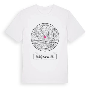 Barış Mahallesi t-shirt – ekologisk bomull t-shirt från Pinshirt