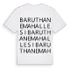 Baruthane Mahallesi ordlek t-shirt