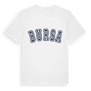 Bursa college t-shirt – ekologisk bomull t-shirt från Pinshirt