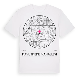 Davutdede Mahallesi t-shirt – ekologisk bomull t-shirt från Pinshirt