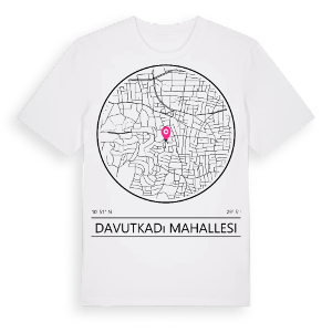 Davutkadı Mahallesi t-shirt – ekologisk bomull t-shirt från Pinshirt