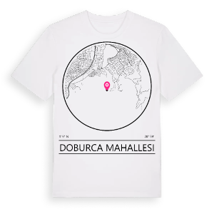Doburca Mahallesi t-shirt – ekologisk bomull t-shirt från Pinshirt