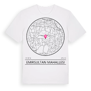 Emirsultan Mahallesi t-shirt – ekologisk bomull t-shirt från Pinshirt