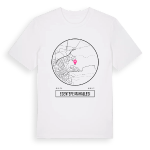 Esentepe Mahallesi t-shirt – ekologisk bomull t-shirt från Pinshirt