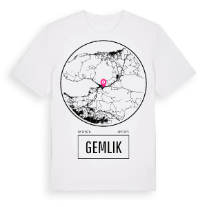 Gemlik t-shirt – ekologisk bomull t-shirt från Pinshirt