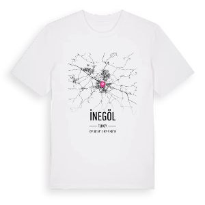 İnegöl karta t-shirt – ekologisk bomull t-shirt från Pinshirt