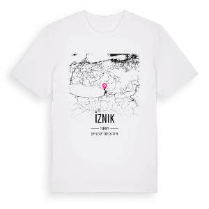 İznik karta t-shirt – ekologisk bomull t-shirt från Pinshirt