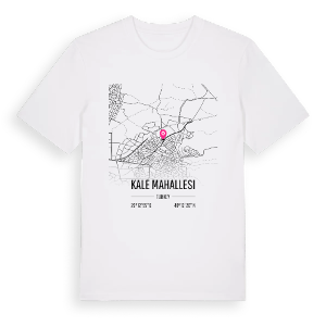 Kale Mahallesi karta t-shirt – ekologisk bomull t-shirt från Pinshirt