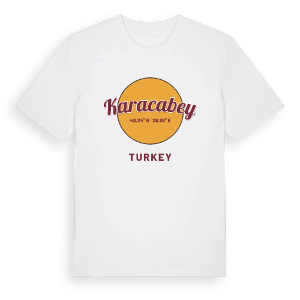 Karacabey cirkel t-shirt – ekologisk bomull t-shirt från Pinshirt