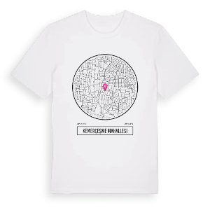 Kemerçeşme Mahallesi t-shirt – ekologisk bomull t-shirt från Pinshirt