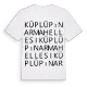 Küplüpınar Mahellesi ordlek t-shirt