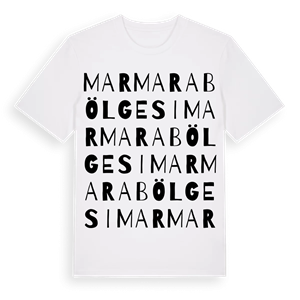 Marmara Bölgesi ordlek t-shirt – ekologisk bomull t-shirt från Pinshirt
