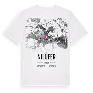 Nilüfer karta t-shirt – ekologisk bomull t-shirt från Pinshirt