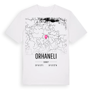 Orhaneli karta t-shirt – ekologisk bomull t-shirt från Pinshirt