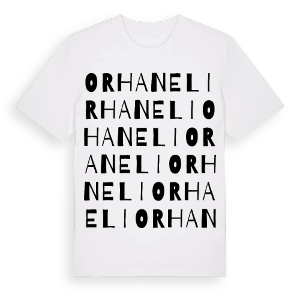 Orhaneli ordlek t-shirt – ekologisk bomull t-shirt från Pinshirt