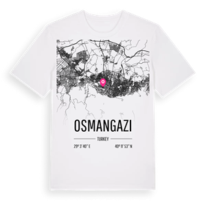Osmangazi karta t-shirt – ekologisk bomull t-shirt från Pinshirt