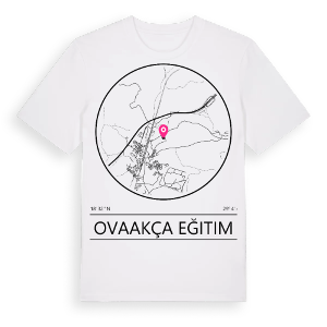 Ovaakça Eğitim t-shirt – ekologisk bomull t-shirt från Pinshirt