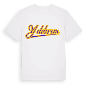Yıldırım baseball t-shirt – ekologisk bomull t-shirt från Pinshirt
