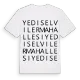 Yediselviler Mahallesi ordlek t-shirt