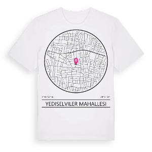Yediselviler Mahallesi t-shirt – ekologisk bomull t-shirt från Pinshirt