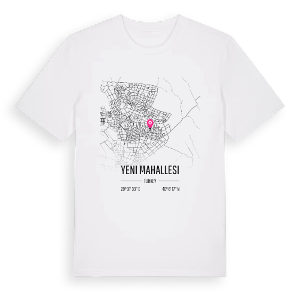 Yeni Mahallesi karta t-shirt – ekologisk bomull t-shirt från Pinshirt