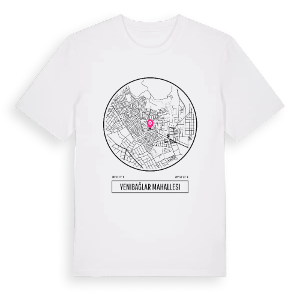 Yenibağlar Mahallesi t-shirt – ekologisk bomull t-shirt från Pinshirt